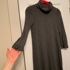 Turtleneck sweater dress